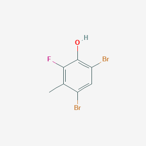 B6325453 4,6-Dibromo-2-fluoro-3-methylbenzene CAS No. 1357103-65-1