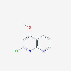 molecular formula C9H7ClN2O B6325477 2-Chloro-4-methoxy-1,8-naphthyridine CAS No. 309976-15-6