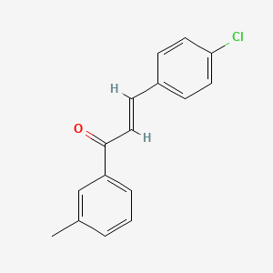 B6325484 3-(4-Chlorophenyl)-1-(3-methylphenyl)prop-2-en-1-one CAS No. 13565-46-3