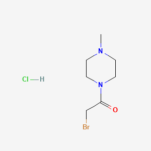 2-Bromo-1-(4-methyl-1-piperazinyl)-ethanone hydrochloride;  95%