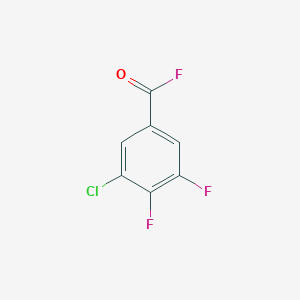 molecular formula C7H2ClF3O B6325498 3-Chloro-4,5-difluoro-benzoyl fluoride CAS No. 134000-17-2