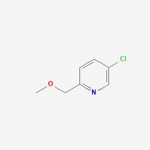 molecular formula C7H8ClNO B6325535 5-Chloro-2-(methoxymethyl)pyridine CAS No. 1446105-23-2
