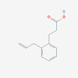 molecular formula C12H14O2 B6325546 3-(2-Allylphenyl)propanoic acid CAS No. 1352275-74-1