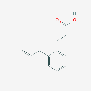 molecular formula C12H14O2 B6325546 3-(2-烯丙基苯基)丙酸 CAS No. 1352275-74-1