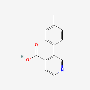 molecular formula C13H11NO2 B6325553 3-(4-Methylphenyl)Isonicotinic acid, 95% CAS No. 121343-78-0