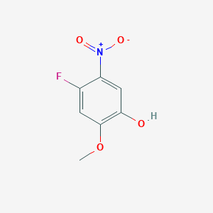 molecular formula C7H6FNO4 B6325582 4-Fluoro-5-nitro-2-methoxyphenol CAS No. 935286-13-8