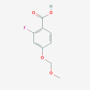 B6325723 2-Fluoro-4-(methoxymethoxy)-benzoic acid CAS No. 329365-47-1