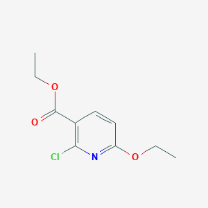 molecular formula C10H12ClNO3 B6325759 Ethyl 2-chloro-6-ethoxynicotinate CAS No. 1003578-20-8