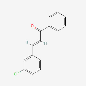 molecular formula C15H11ClO B6325784 (2E)-3-(3-Chlorophenyl)-1-phenylprop-2-en-1-one CAS No. 5328-73-4