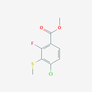 Methyl 4-chloro-2-fluoro-3-(methylthio)benzoate