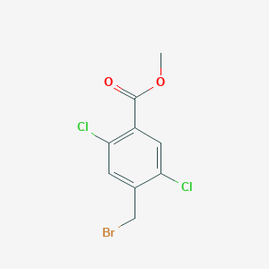 molecular formula C9H7BrCl2O2 B6325854 Methyl 4-bromomethyl-2,5-dichlorobenzoate CAS No. 1936655-55-8