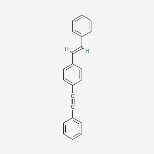 B6325862 1-(trans-2-Phenylethenyl)-4-(phenylethynyl)benzene;  97% CAS No. 21850-30-6