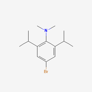 molecular formula C14H22BrN B6325866 4-Bromo-2,6-diisopropyl-N,N-dimethylaniline CAS No. 930781-28-5