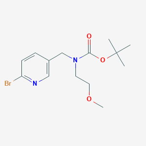 molecular formula C14H21BrN2O3 B6325879 t-Butyl [(6-bromopyridin-3-yl)methyl](2-methoxyethyl)carbamate CAS No. 1123837-28-4