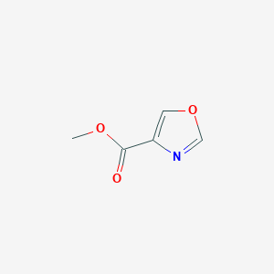 molecular formula C5H5NO3 B063259 4-甲酸甲酯恶唑 CAS No. 170487-38-4