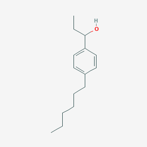 molecular formula C15H24O B6325971 1-(4-Hexylphenyl)-1-propanol CAS No. 1478764-56-5