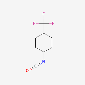 molecular formula C8H10F3NO B6326051 4-(Trifluoromethyl)cyclohexyl isocyanate, 97% CAS No. 58665-74-0