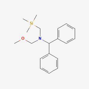 molecular formula C19H27NOSi B6326070 N-(Methoxymethyl)-1,1-diphenyl-N-[(trimethylsilyl)methyl]methanamine CAS No. 1170701-52-6