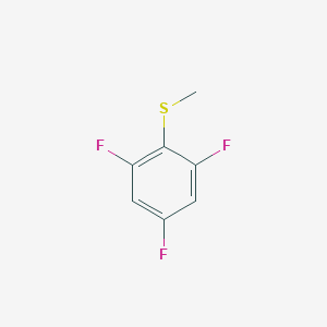 molecular formula C7H5F3S B6326096 Methyl(2,4,6-trifluorophenyl)sulfane CAS No. 104745-51-9