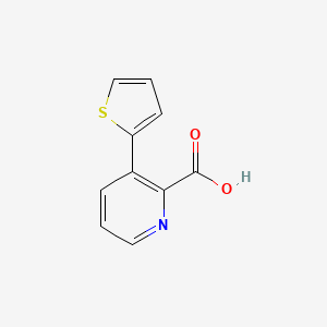 molecular formula C10H7NO2S B6326099 3-(Thiophen-2-yl)picolinic acid, 95% CAS No. 1225527-88-7