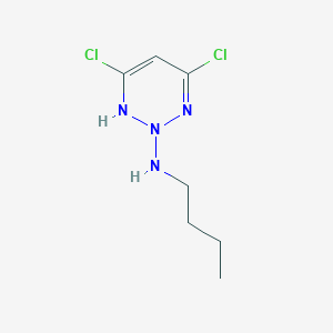 molecular formula C7H12Cl2N4 B6326153 2-(n-Butylamino)-4,6-dichlorotriazine CAS No. 959958-32-8