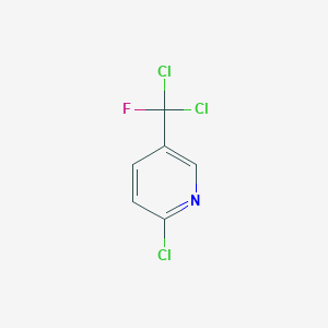 molecular formula C6H3Cl3FN B6326164 2-Chloro-5-(dichlorofluoromethyl)pyridine, 90% CAS No. 76041-82-2