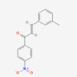 (2E)-3-(3-Methylphenyl)-1-(4-nitrophenyl)prop-2-en-1-one