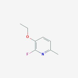 molecular formula C8H10FNO B6326232 3-Ethoxy-2-fluoro-6-methyl-pyridine CAS No. 1005515-12-7