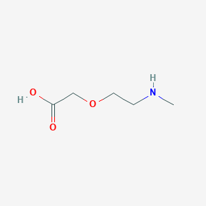 molecular formula C5H11NO3 B6326243 (2-Methylaminoethoxy)-acetic acid CAS No. 98137-58-7