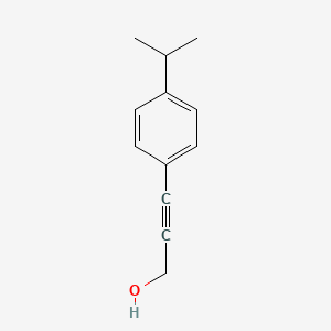 molecular formula C12H14O B6326272 3-(4-Isopropyl-phenyl)-prop-2-yn-1-ol, 97% CAS No. 288101-00-8