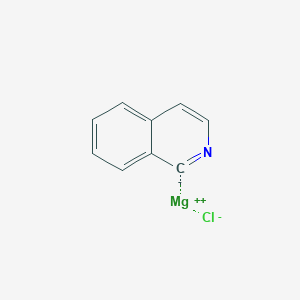 molecular formula C9H6ClMgN B6326325 Isoquinolin-1-ylmagnesium chloride, 0.25 M in THF CAS No. 1639969-42-8