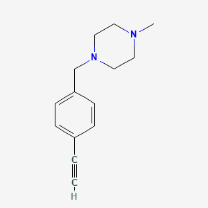 molecular formula C14H18N2 B6326342 1-(4-乙炔基苯甲基)-4-甲基哌嗪 CAS No. 933986-40-4