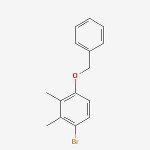 molecular formula C15H15BrO B6326393 1-Bromo-2,3-dimethyl-4-(phenylmethoxy)benzene CAS No. 148581-23-1