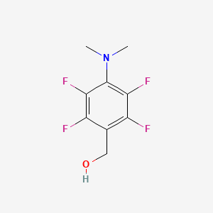molecular formula C9H9F4NO B6326396 4-Dimethylamino-2,3,5,6-tetrafluorobenzyl alcohol CAS No. 106666-02-8