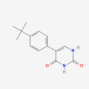 molecular formula C14H16N2O2 B6326497 (2,4)-Dihydroxy-5-(4-t-butylphenyl)pyrimidine, 95% CAS No. 893737-43-4