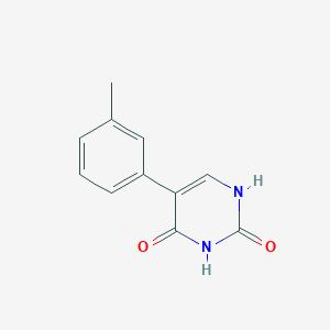 molecular formula C11H10N2O2 B6326516 (2,4)-Dihydroxy-5-(3-methylphenyl)pyrimidine, 95% CAS No. 893737-41-2