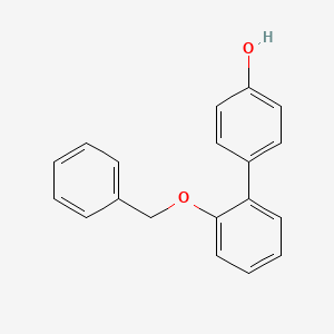 molecular formula C19H16O2 B6326596 4-(2-Benzyloxyphenyl)phenol, 95% CAS No. 889951-01-3