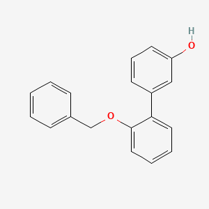 molecular formula C19H16O2 B6326603 3-(2-Benzyloxyphenyl)phenol, 95% CAS No. 889951-10-4