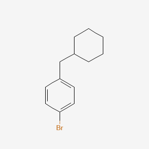 molecular formula C13H17Br B6326619 1-Bromo-4-(cyclohexylmethyl)benzene CAS No. 1785619-14-8