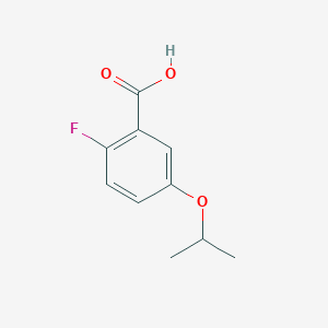 molecular formula C10H11FO3 B6326631 2-Fluoro-5-isopropoxybenzoic acid CAS No. 219939-05-6