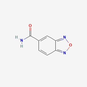 molecular formula C7H5N3O2 B6326638 Benzo[1,2,5]oxadiazole-5-carboxylic acid amide CAS No. 1344682-47-8
