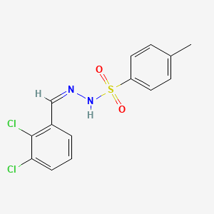 molecular formula C14H12Cl2N2O2S B6326656 N'-(2,3-Dichlorobenzylidene)-4-methylbenzenesulfonohydrazide CAS No. 347332-69-8