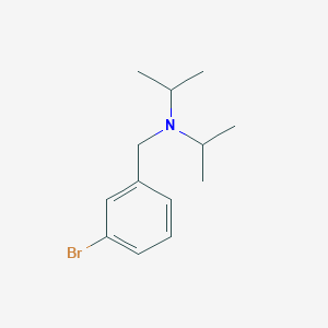 molecular formula C13H20BrN B6326673 (3-Bromobenzyl)-diisopropylamine CAS No. 1332347-53-1