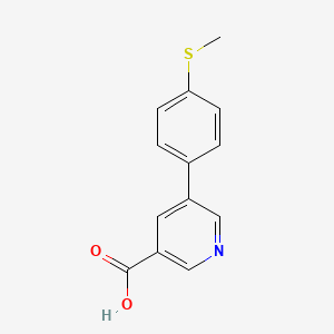 5-(4-Methylthiophenyl)nicotinic acid, 95%
