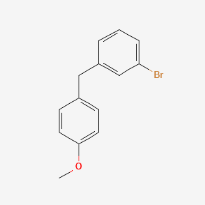 molecular formula C14H13BrO B6326712 1-Bromo-3-(4-methoxybenzyl)benzene CAS No. 53039-49-9