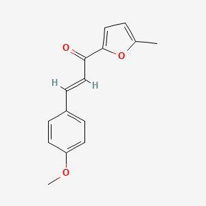 molecular formula C15H14O3 B6326732 (2E)-3-(4-Methoxyphenyl)-1-(5-methylfuran-2-yl)prop-2-en-1-one CAS No. 1373947-41-1