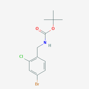 t-Butyl 4-bromo-2-chlorobenzylcarbamate