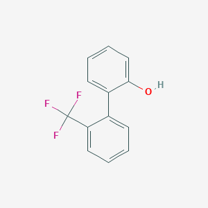 molecular formula C13H9F3O B6326751 2-(2-Trifluoromethylphenyl)phenol, 95% CAS No. 122801-60-9
