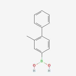 molecular formula C13H13BO2 B6326754 3-Methyl-4-phenylphenylboronic acid CAS No. 1029439-30-2