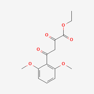 4-(2,6-Dimethoxy-phenyl)-2,4-dioxo-butyric acid ethyl ester